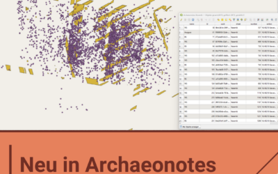 Entdecken Sie das neue GIS-Modul in Archaeonotes